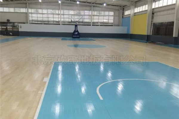 双龙骨运动木地板杭州富阳区23篮球馆成功案例