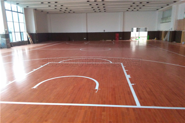 篮球木地板--浙江湖州市吴兴实验中学成功案例