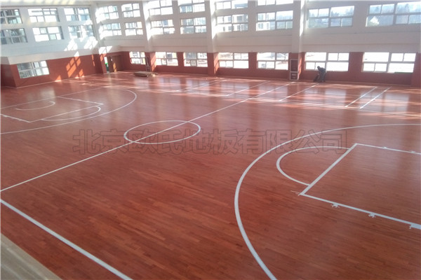 运动木地板--江苏常州溧阳市南渡镇体育馆